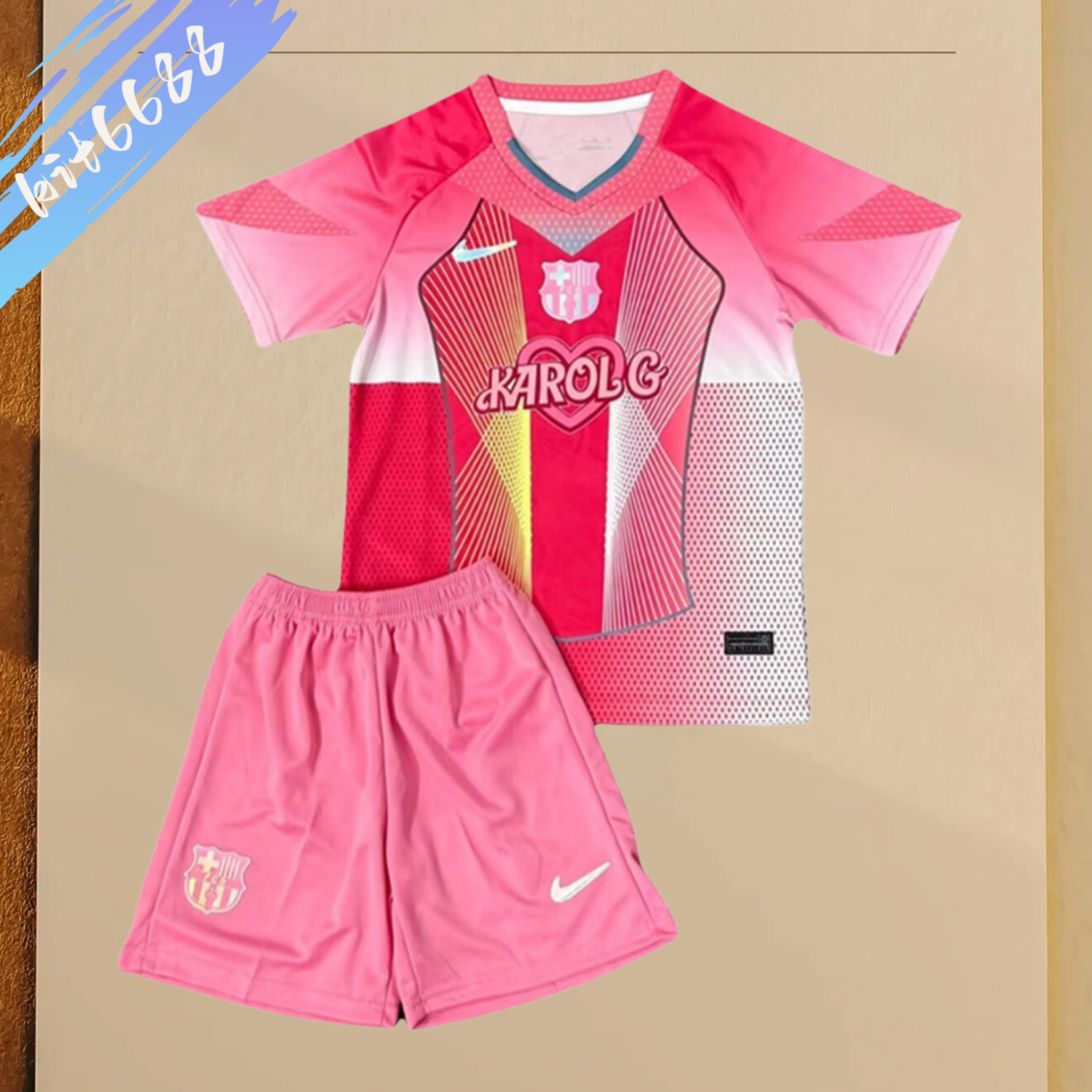 2025/2026 Barcelona Special Edition Football Shirt (Kids Kit socks)