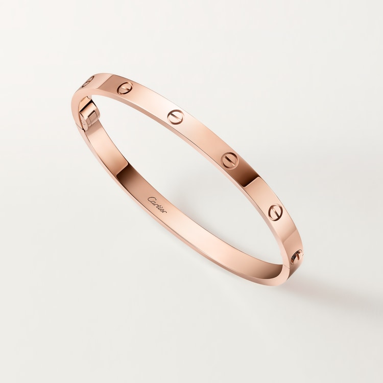 LOVE bracelet, medium model 18K rose gold 4.8 mm