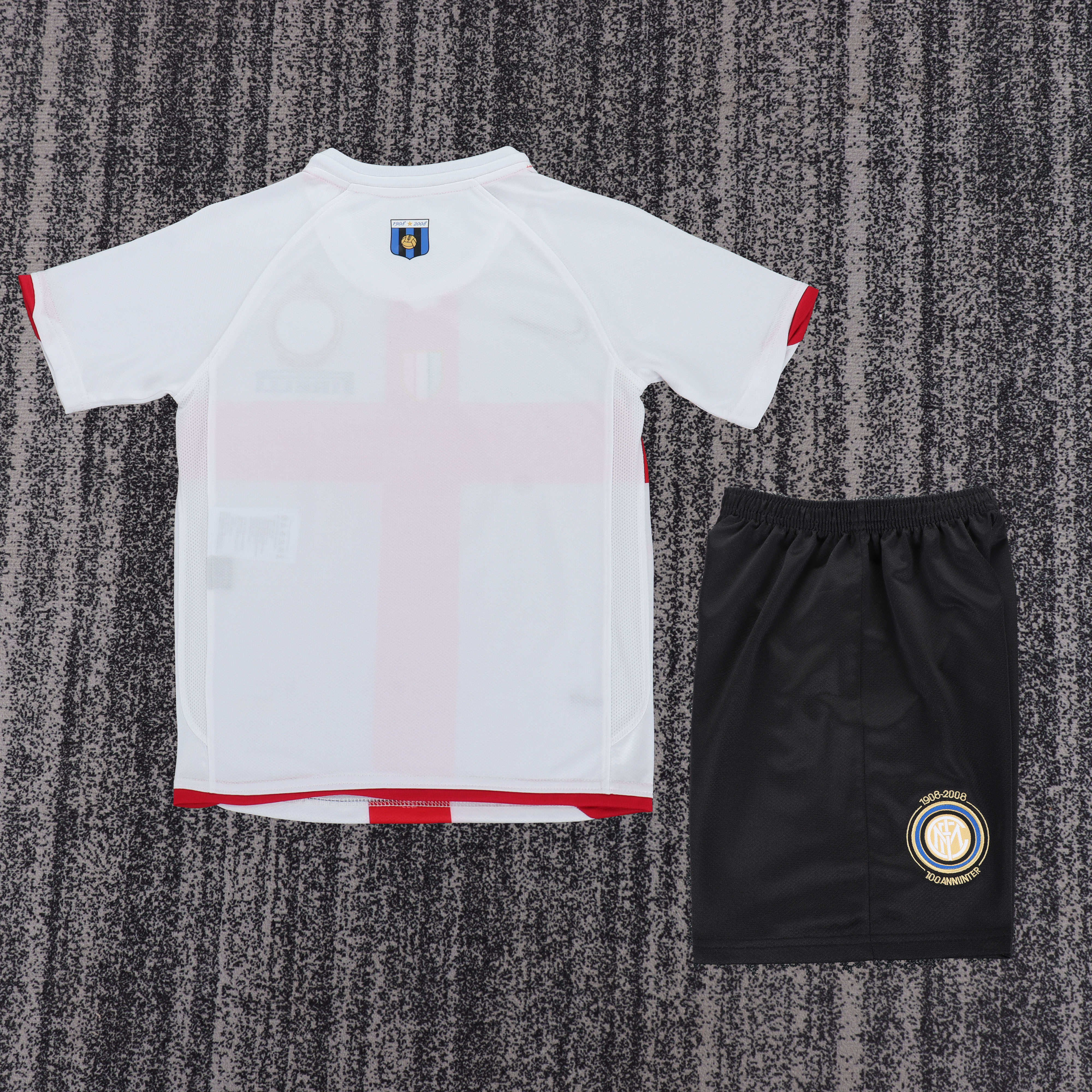 2007/2008 Inter Milan Away Retro Football Shirt Kids Kit