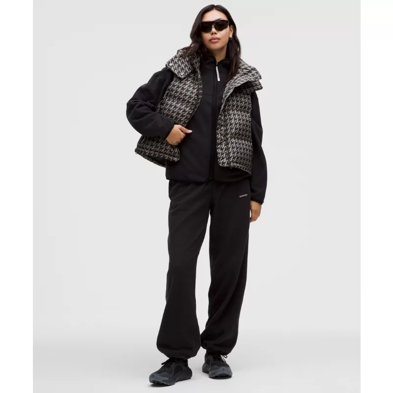 Wunder Puff 600-Down-Fill Cropped Vest Graphic