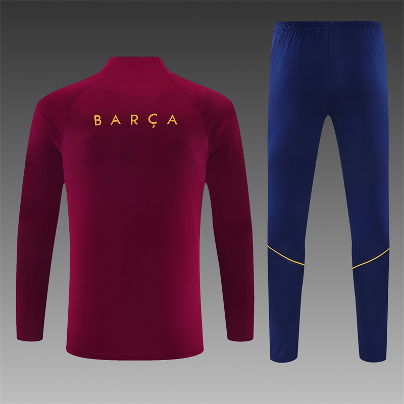26/27 Barcelona Half Zip TrainingWear (Adult Kids Kit)