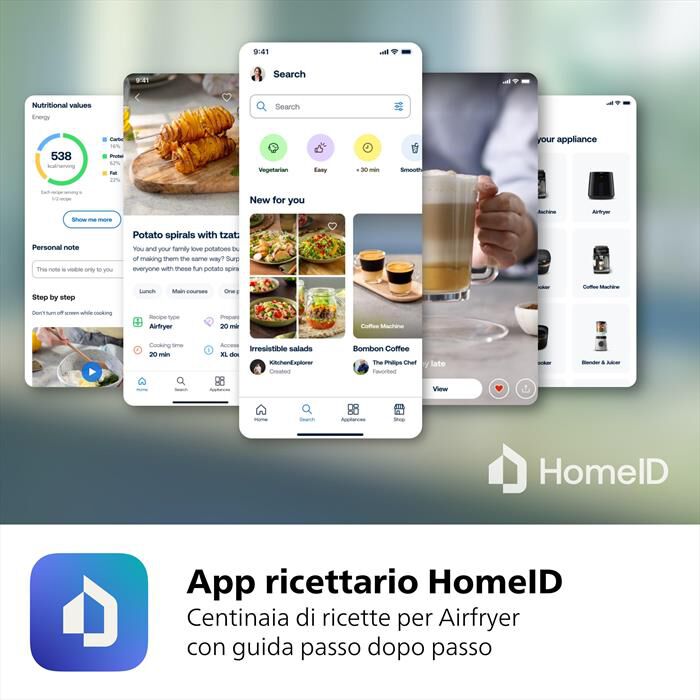 PHILIPS - Friggitrice ad aria AIRFRYER SERIE 3000 NA342/00-Nero
