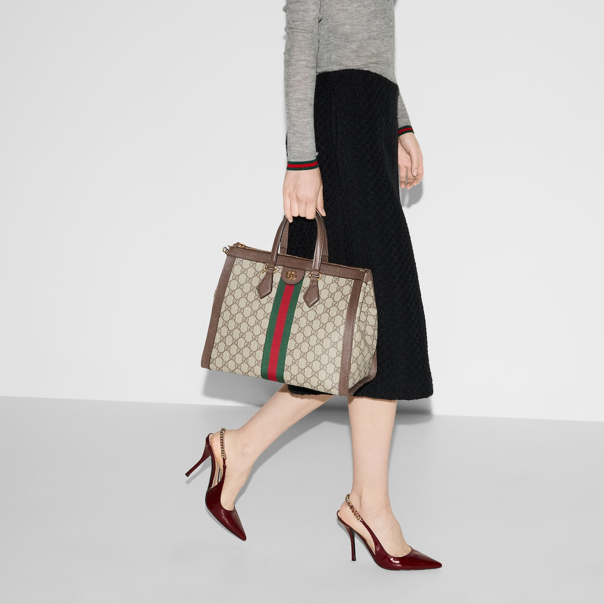 Ophidia medium top handle bag