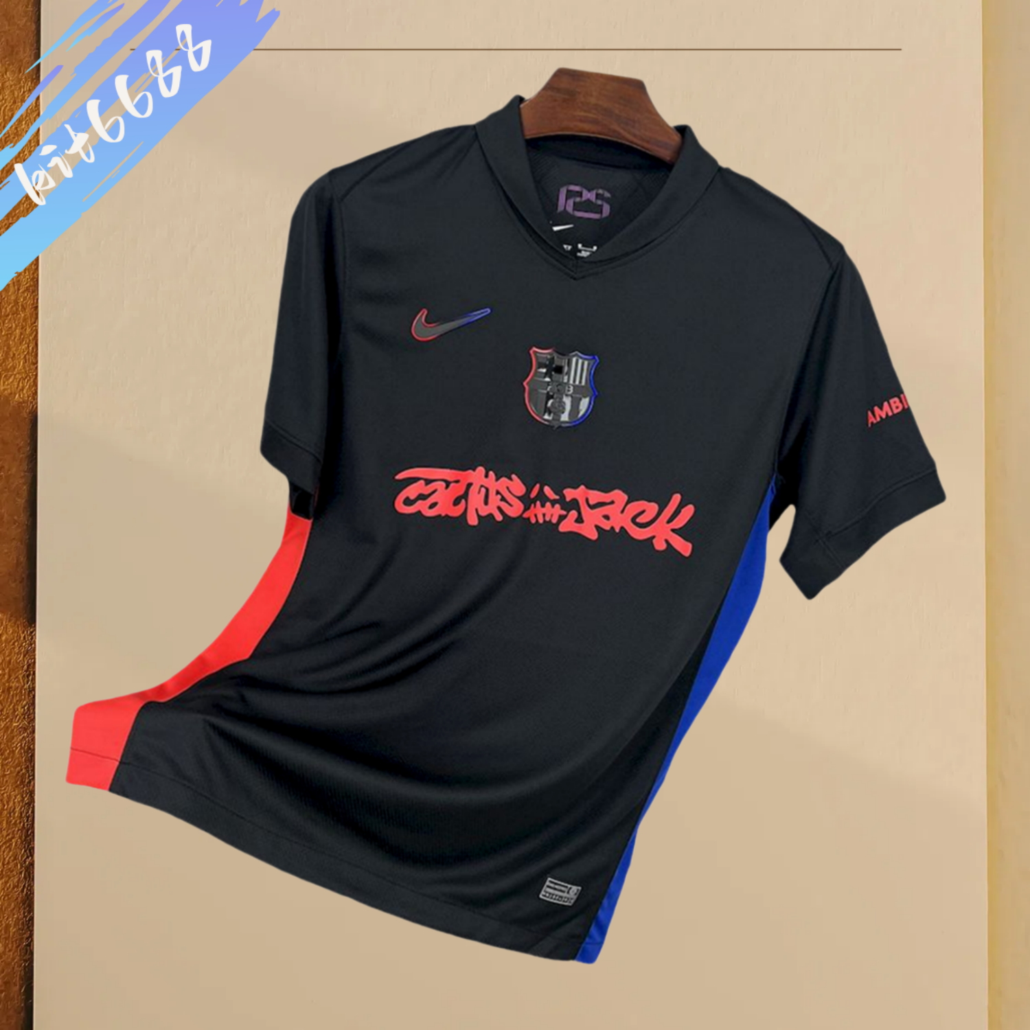 2024/2025 Barcelona Travis Scott Away Football Jersey (Fan)