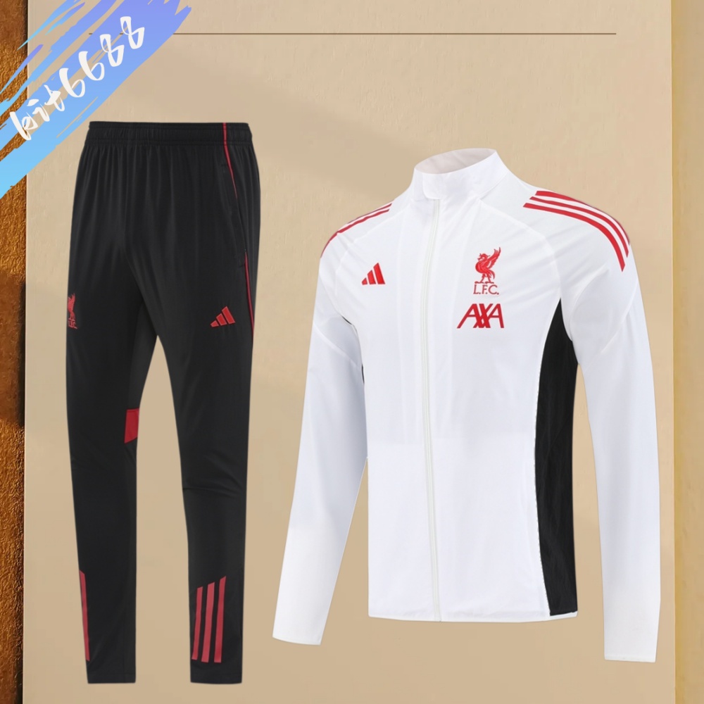 25/26 Liverpool trench coat Full Zipper Training Suit (Adult Set)