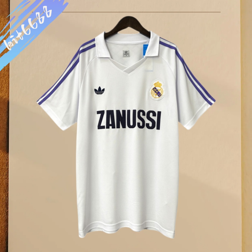 1984/1985 Real Madrid Home Retro Football Shirt