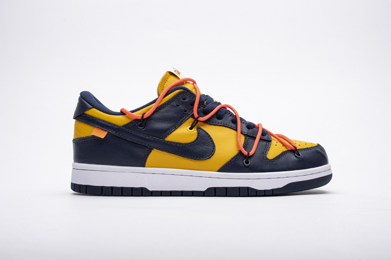 Nike Dunk Low Off-White University Gold Midnight Navy CT0856-700