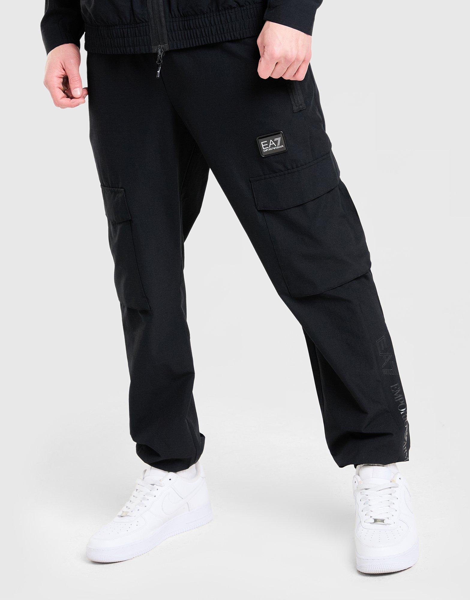 EA7 Emporio Armani Badge Woven Cargo Pants