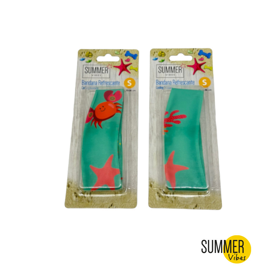 Summer Vibes Bandana Refrescante para perros