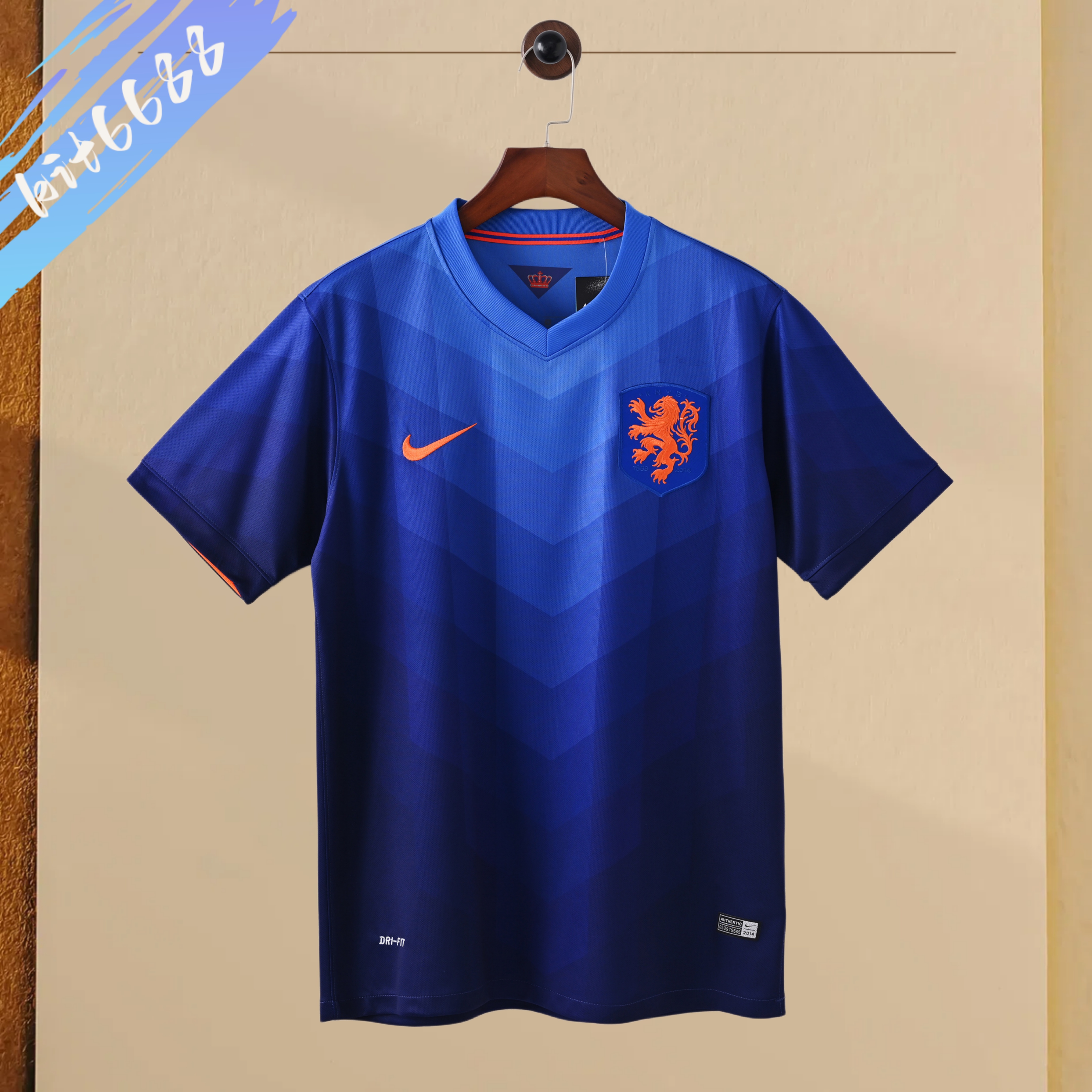 2014 Netherlands Away Retro Football Shirt