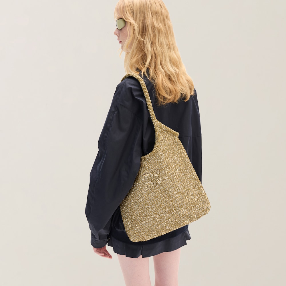 IVY sequin mesh bag Tundra