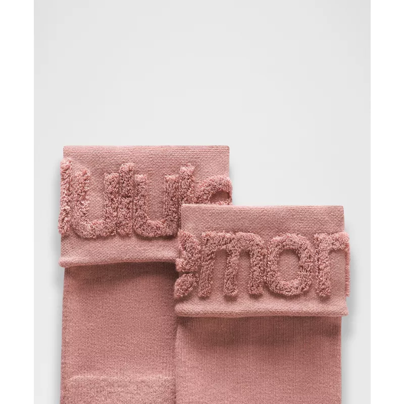 Unisex Fold-Over Terry Quarter Socks