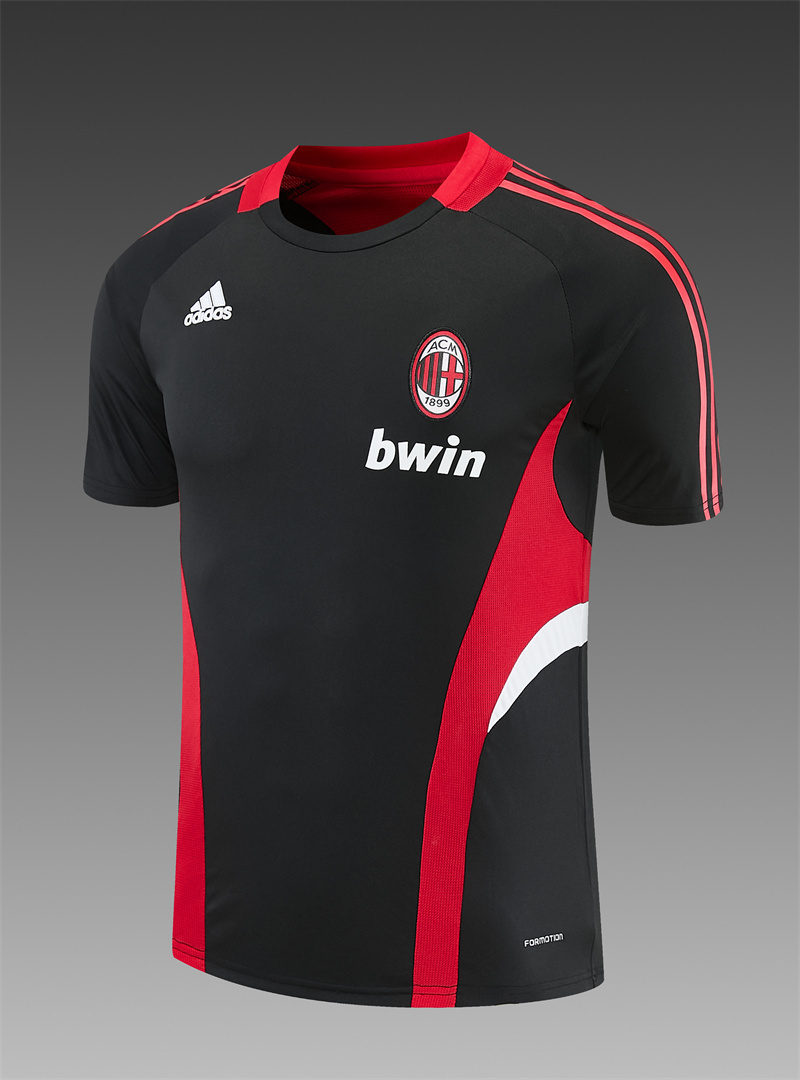 08/09 AC Milan retro training suit short sleeved football shirt