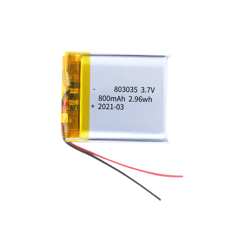 Pouch Lithium Ion Batteries 803030 803035 3.7v 700mAh 800mAh