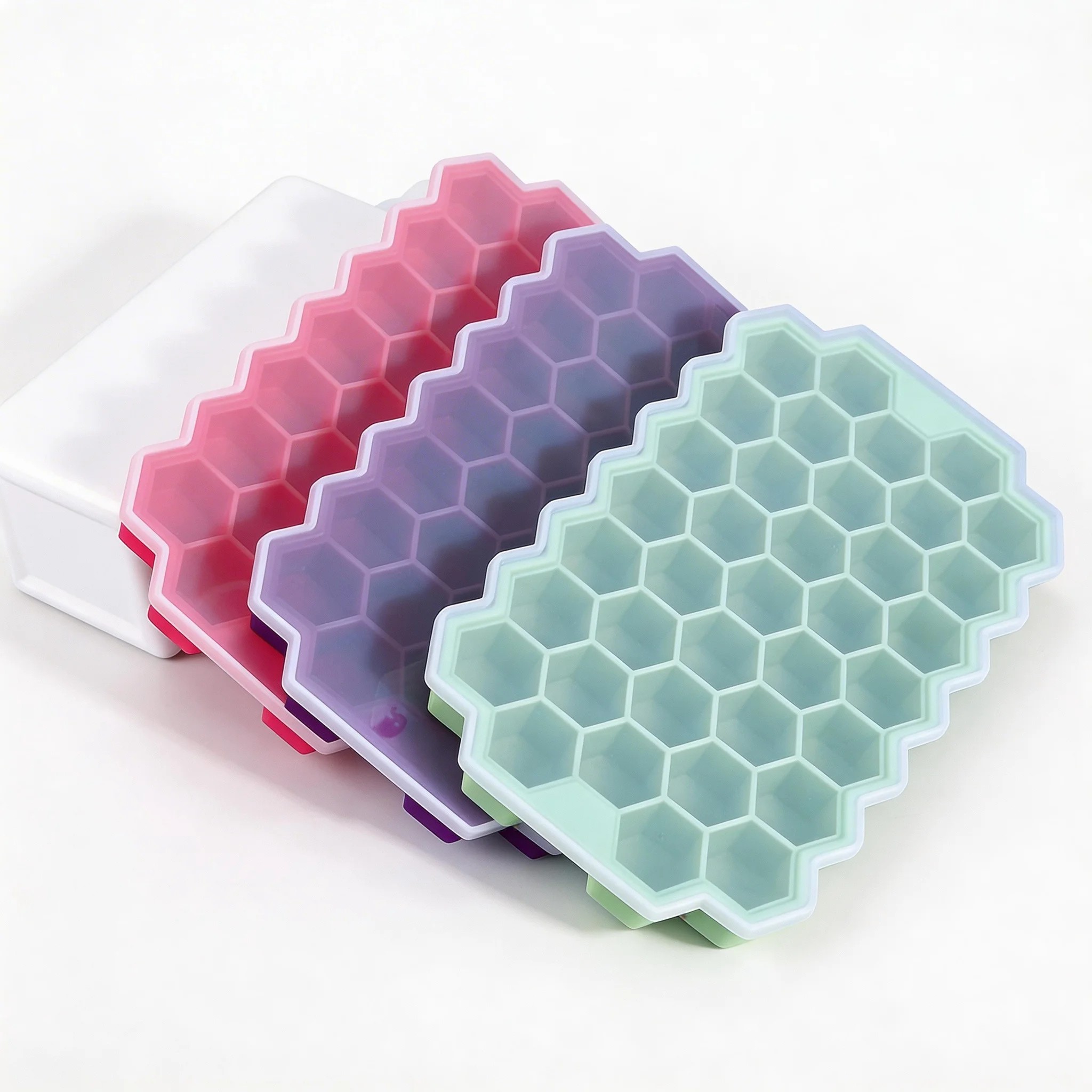 Silicone Honeycomb Ice Cube Tray 37 Grids