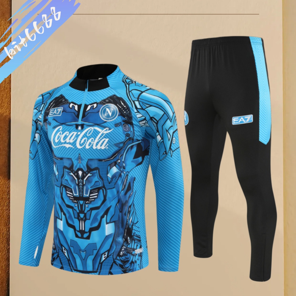25/26 Napoli Half Pull Training Suit (Adult and Children's Set)