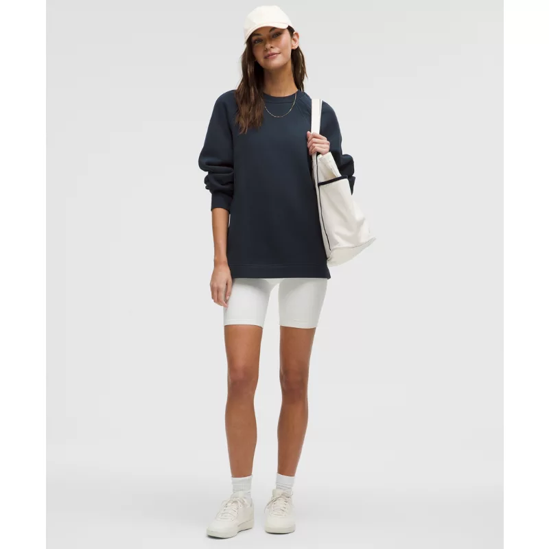 Scuba Oversized Long Crewneck