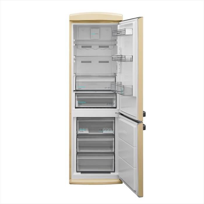 SHARP - Frigorifero combinato SJ-NRA11RMXJD Classe D 331lt-Retro Beige