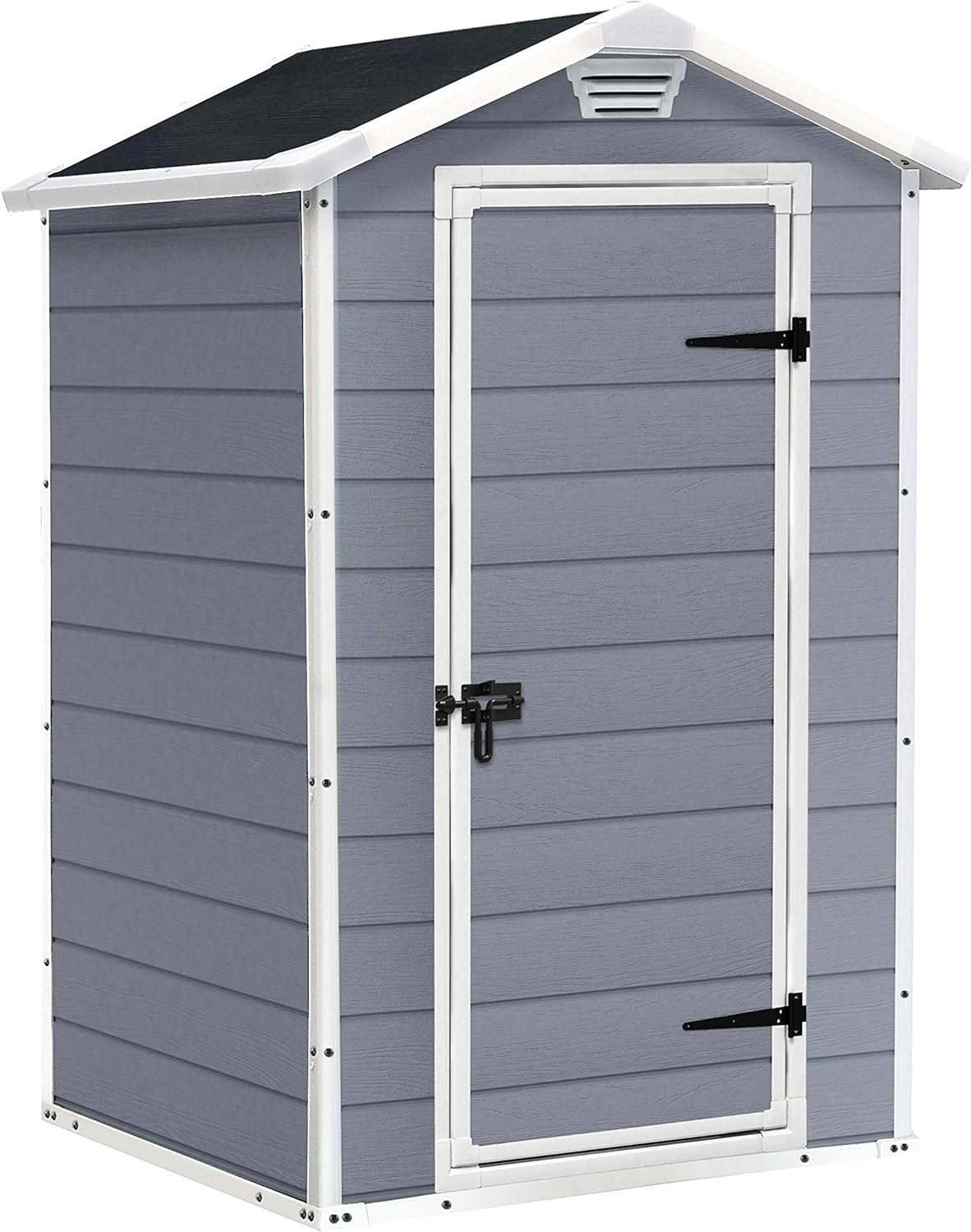 Keter Manor Outdoor Plastic Garden Storage Shed. Grey. 6 x 8 ft