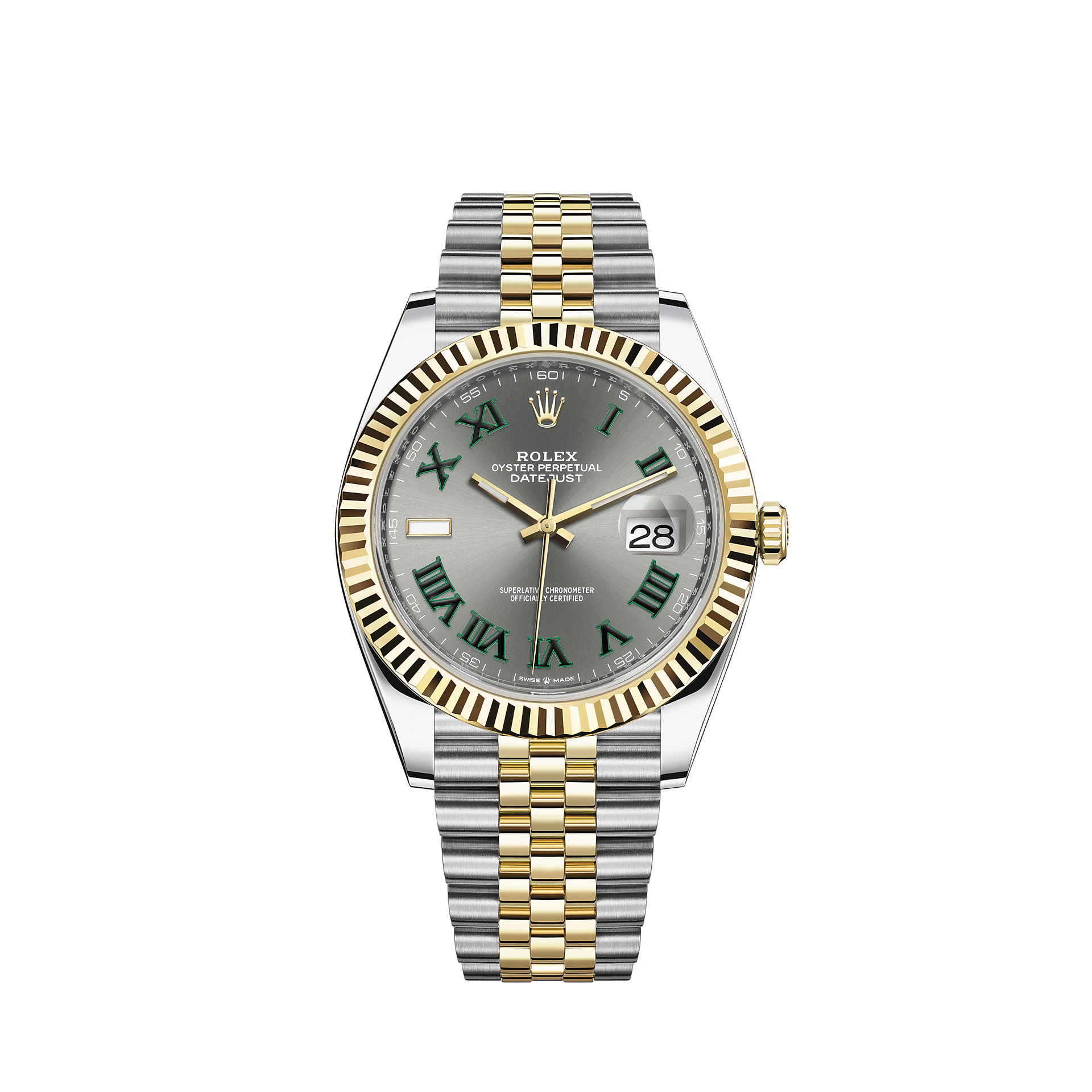 Datejust 41 horloge: Oystersteel-staal en Geelgoud - M126333-0020