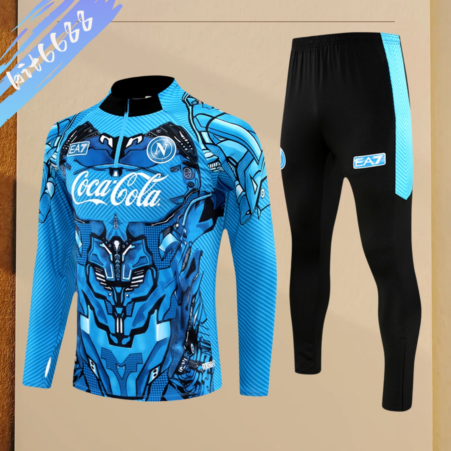 2025/2026 Napoli City Adult Half Zip Training Suit (Adult Kit)