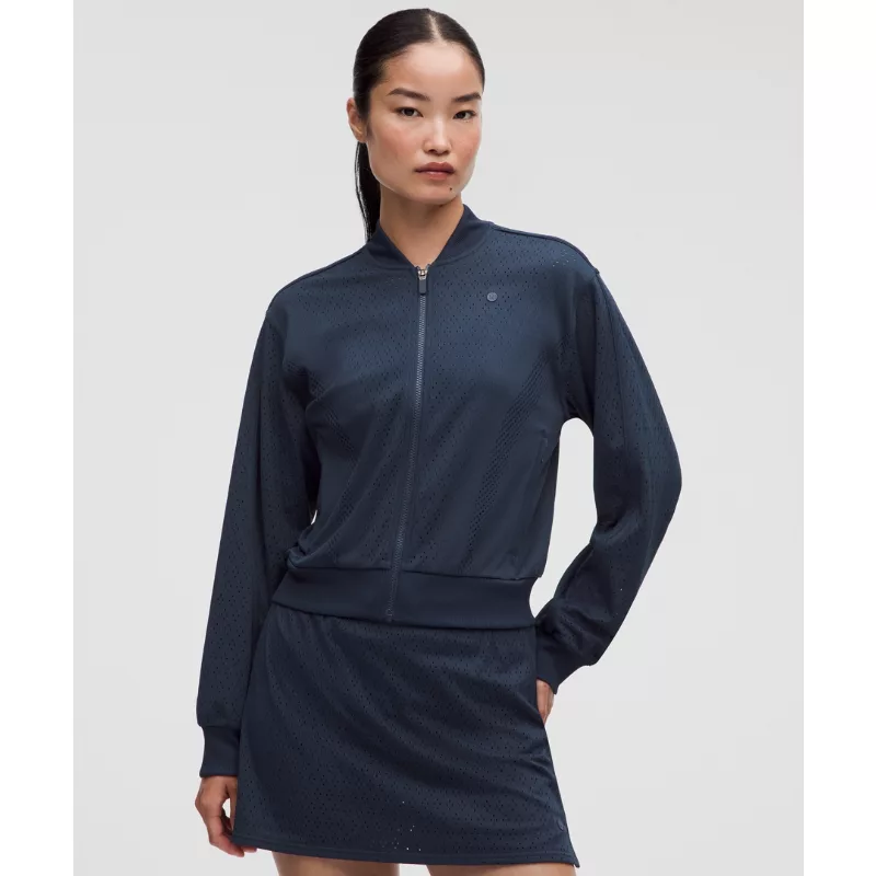 Ace Advantage Knit Mesh Tennis Jacket