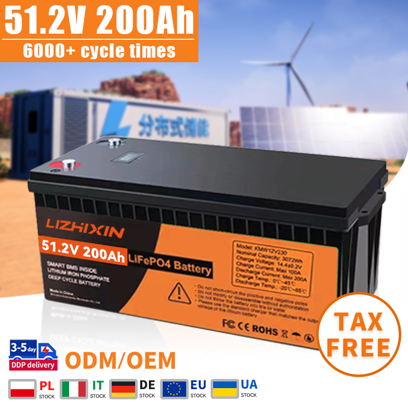 Lithium Ion Batteries Pack 51.2v 200ah