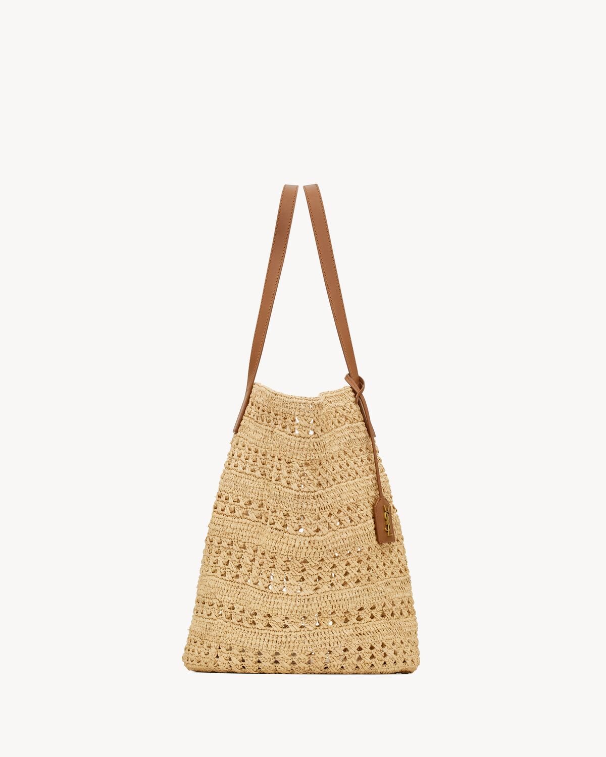 panier medium bag in raffia NATUREL