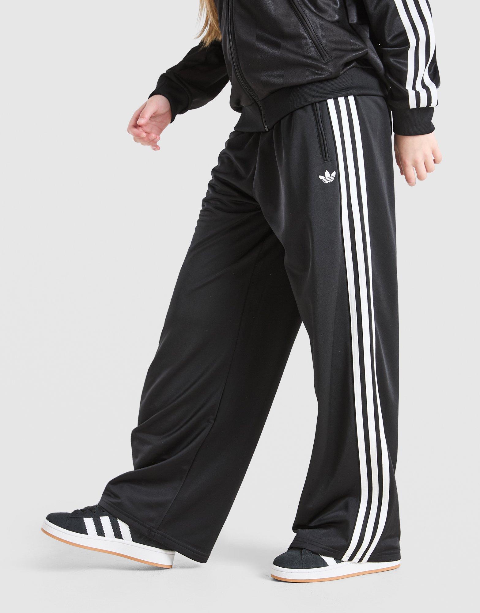 adidas Originals Girls' Firebird Wide Leg Track Pants Junior