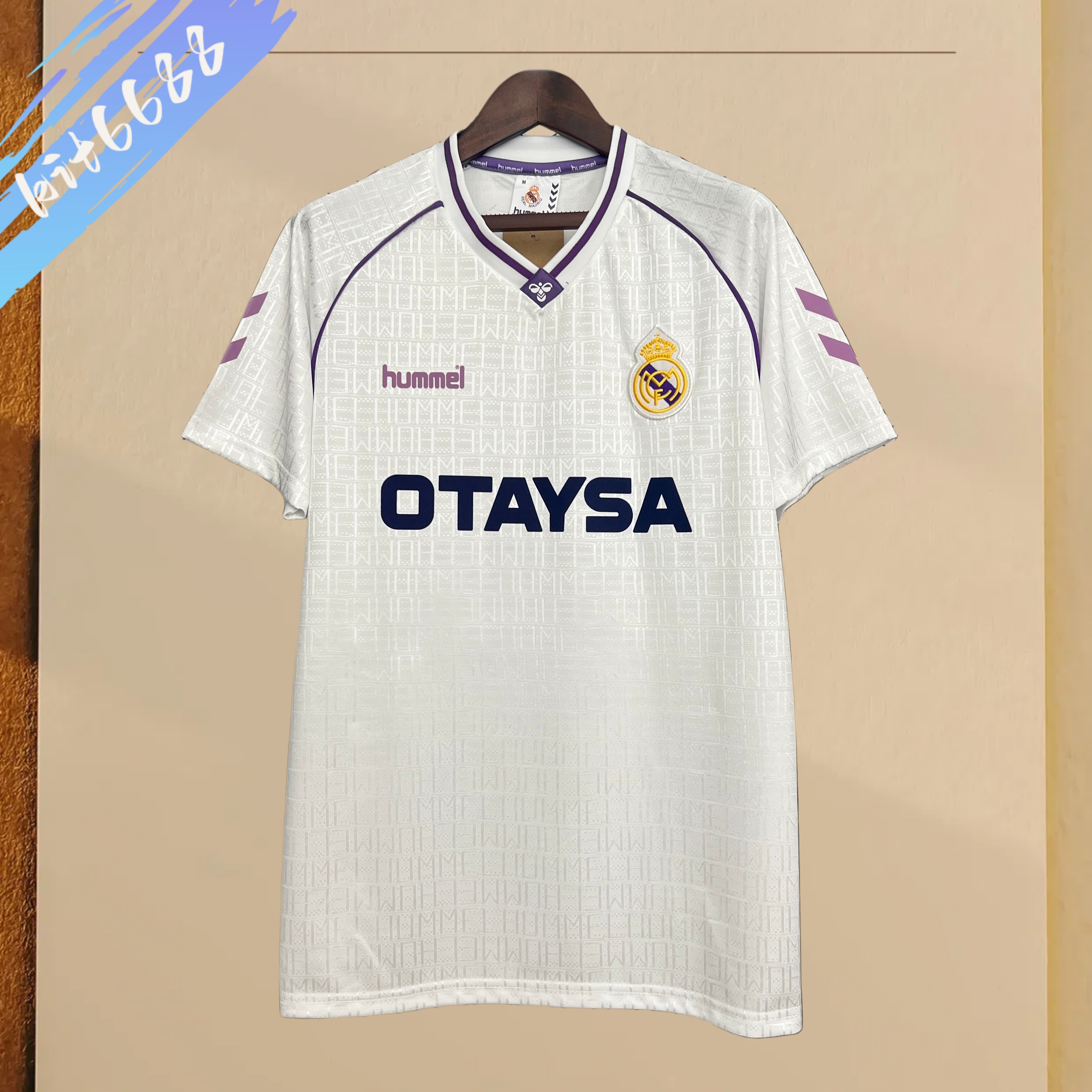 1990/1992 Real Madrid home Retro Football Shirt