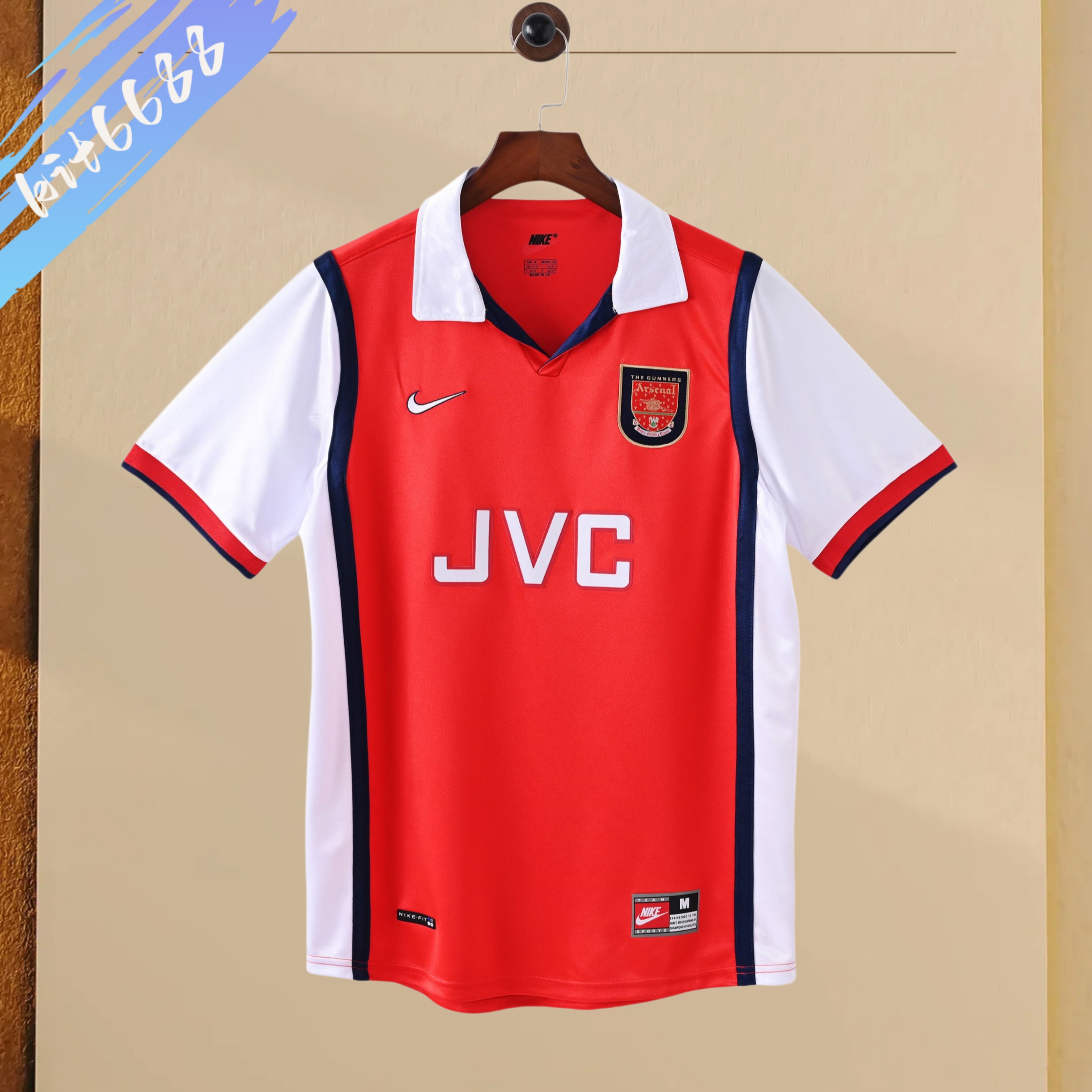 1998/1999Arsenal Vintage Home Football Shirt