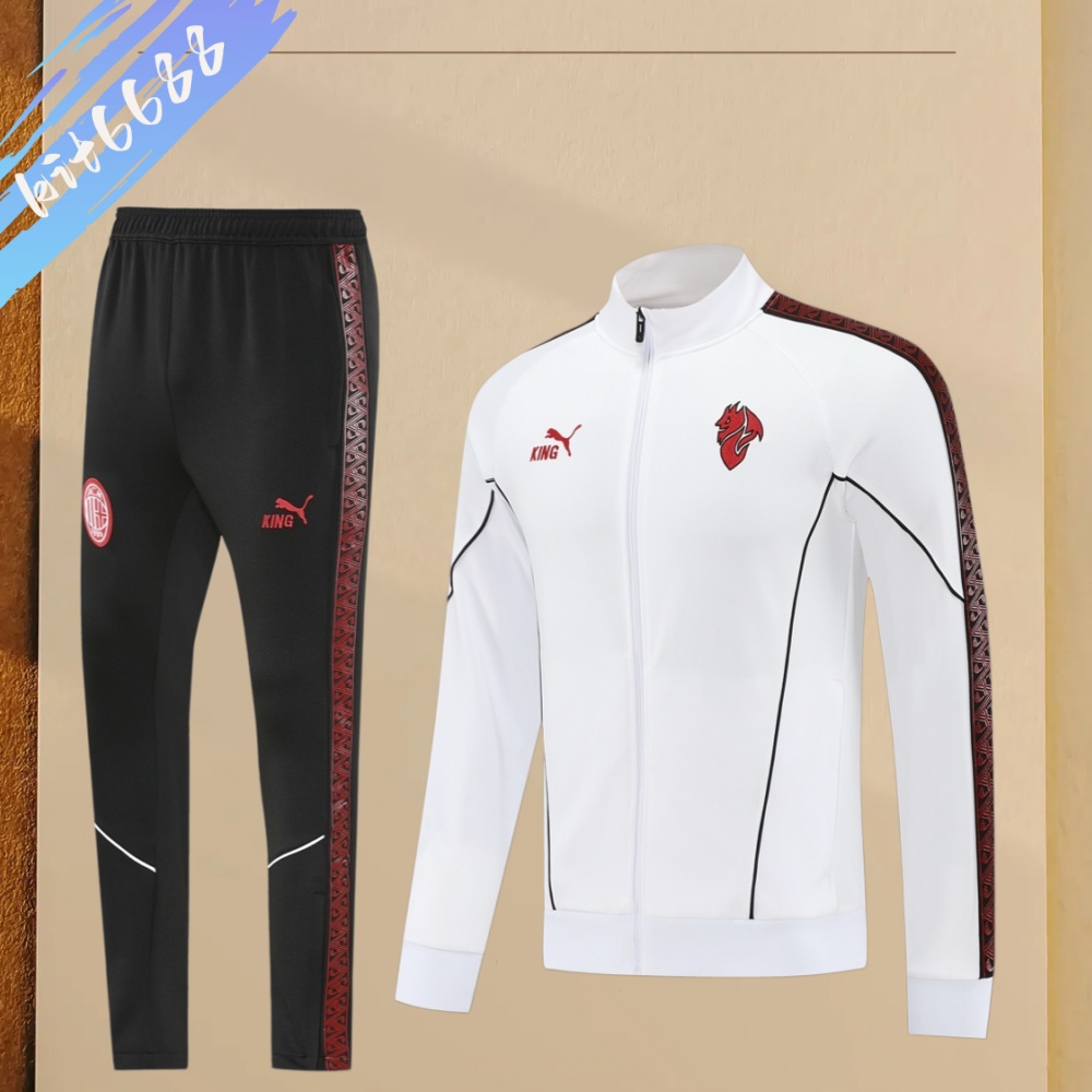 25/26  AC Milan Full Zipper Training Suit (Adult Set)