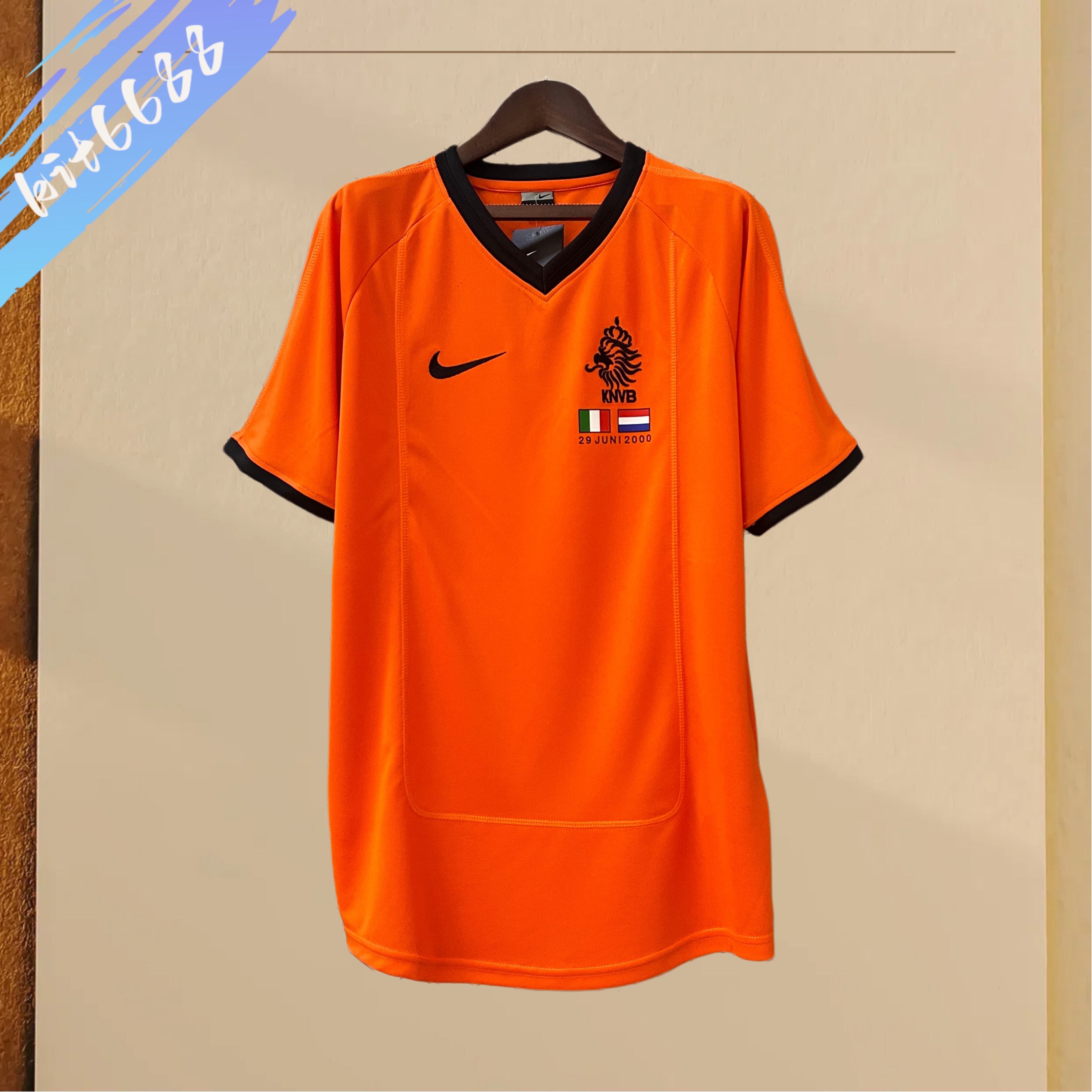 2000 Netherlands home Retro Football Shirt