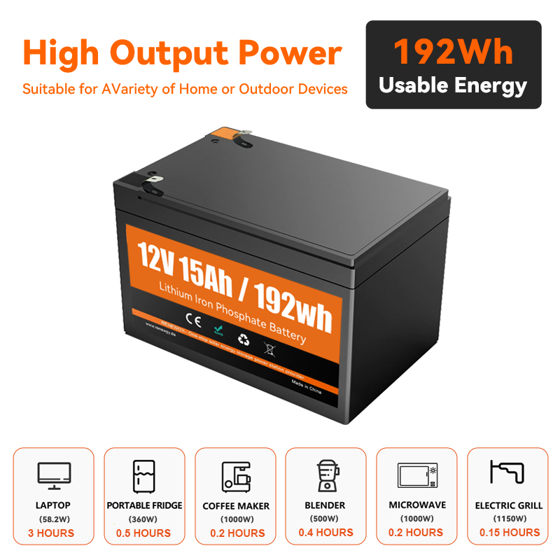 Lithium Ion Batteries Pack 12v 15ah