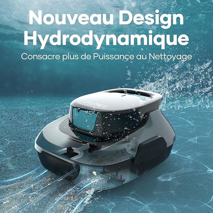 AIPER Scuba SE Robot Pool. Cordless Pool Vacuum. 90 Minutes Cleaning. Automatic Parking Function. Compact and Lightweight Pool Cleaner. Ideal for Above Ground Pools 80㎡