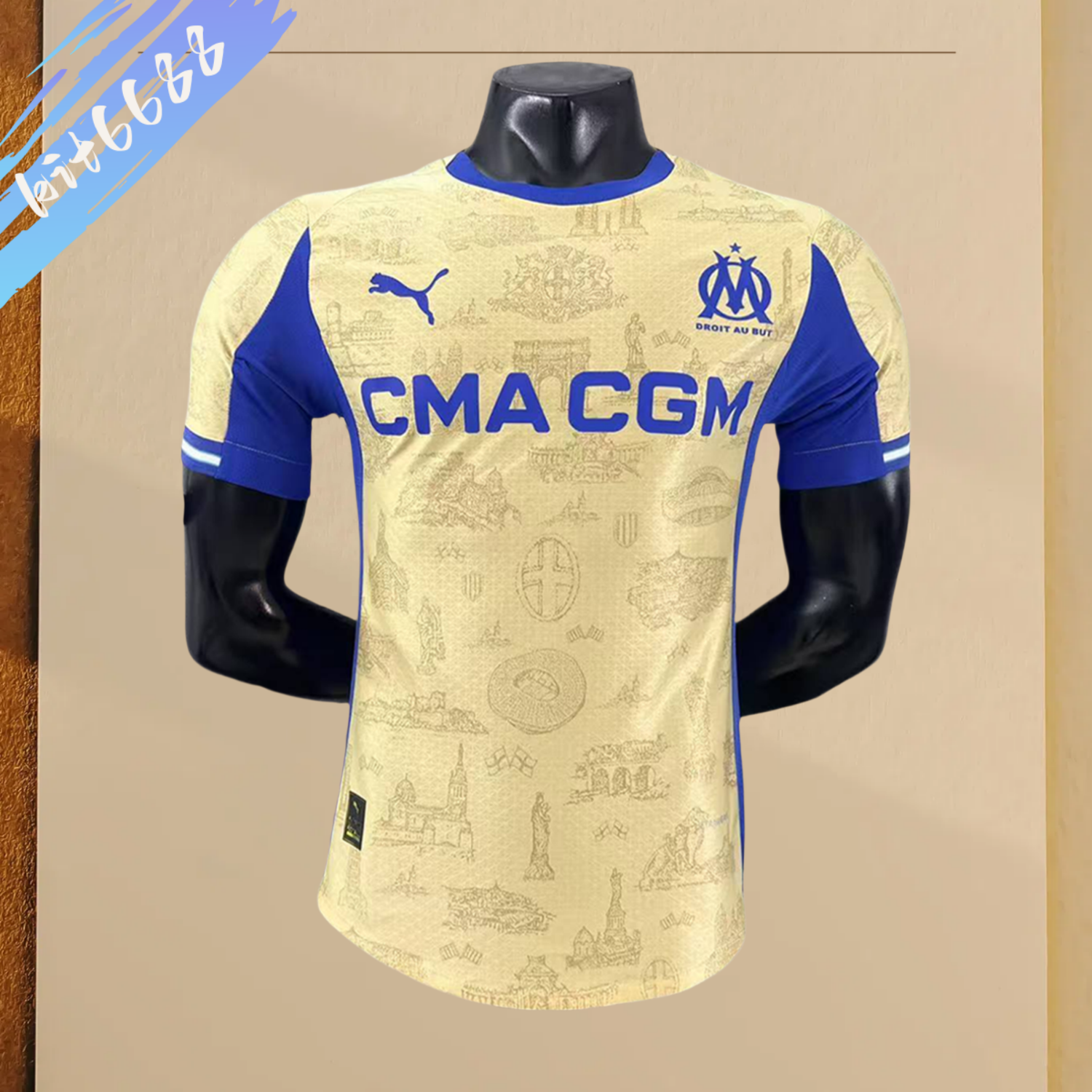 2025/2026 Marseille Third Football Shirt (Player Edition)