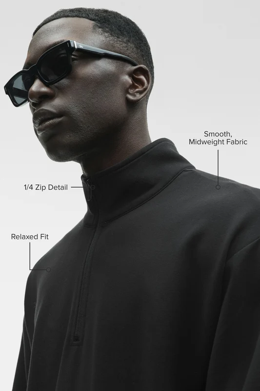 Double Take Long Sleeve 1/4 Zip