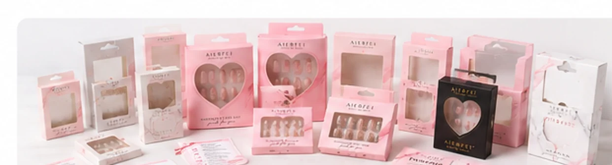 Custom Press-On Nail Packaging Production and Delivery Preparation