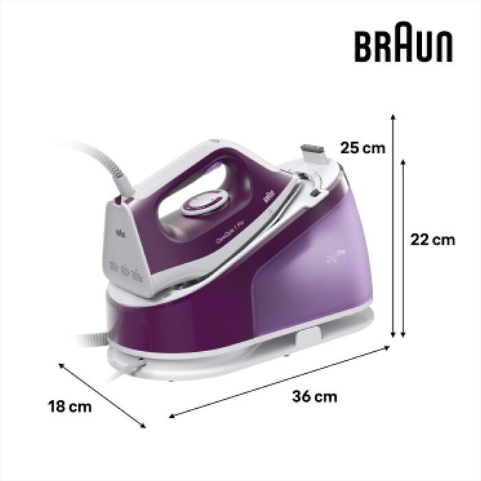 BRAUN - SISTEMA STIRANTE CARESTYLE 1 PRO IS1514VI-Viola