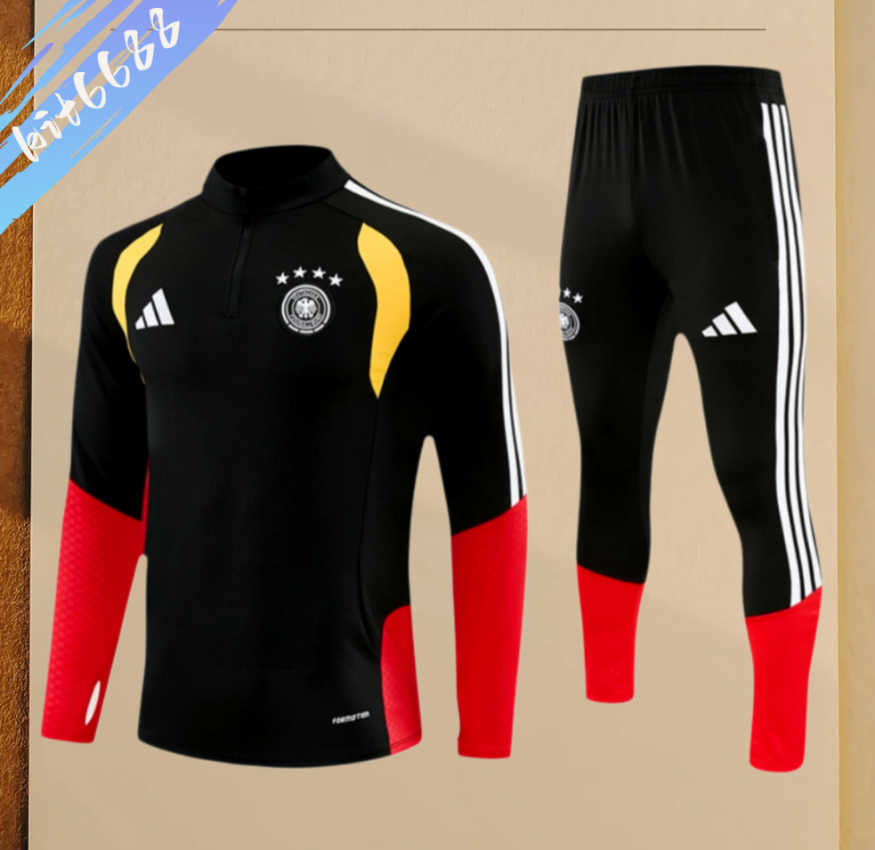 2026/2027 Germany Kids Half Zip Training Clothes (Kids Kit)