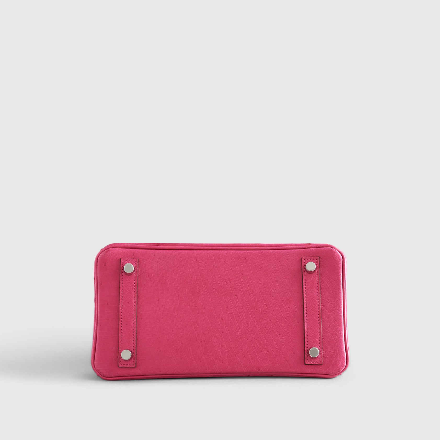 Hermès Birkin 25 Ostrich Rose Tyrein/Rouge Vif Palladium Hardware