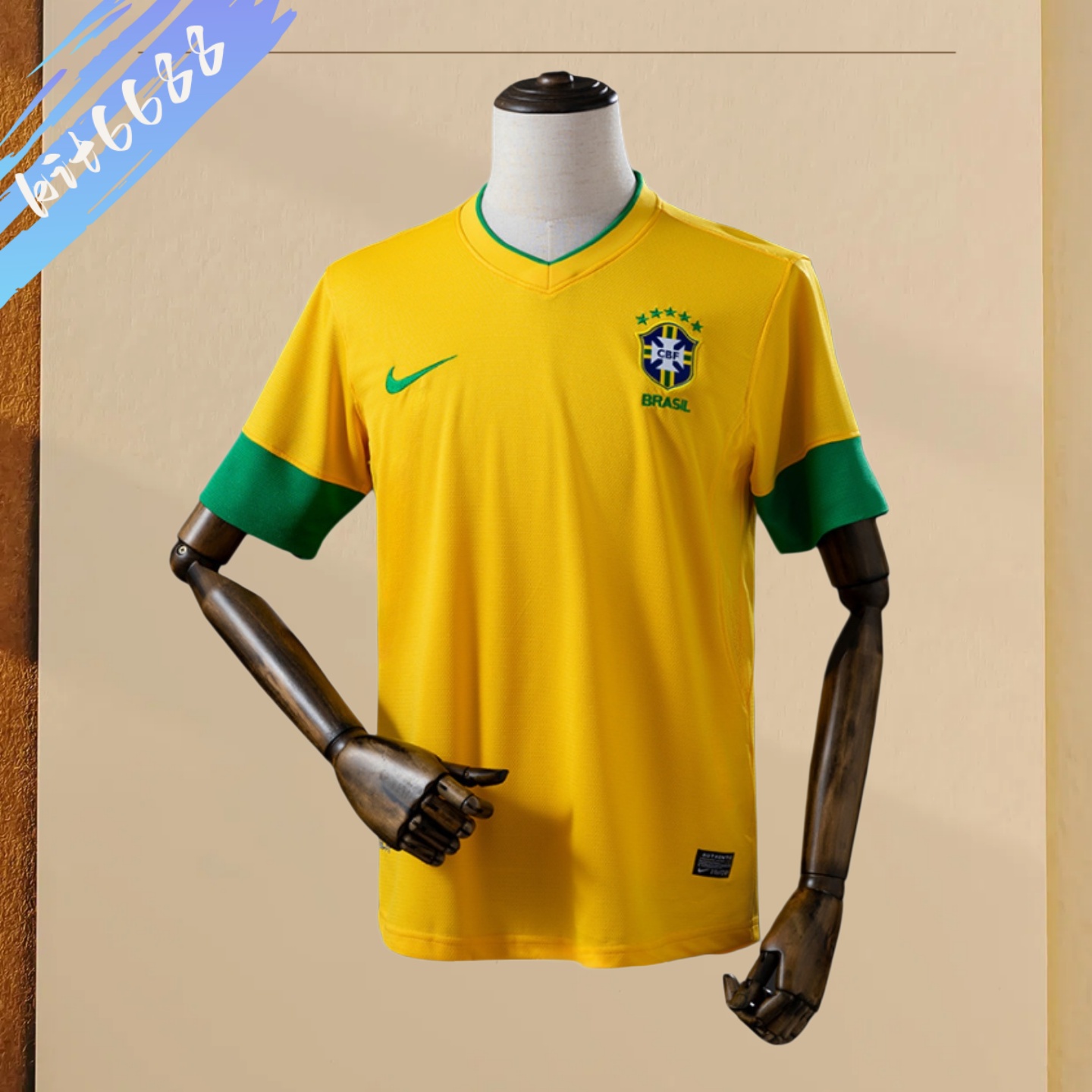 12/13 Brazil home Retro Football Shirt