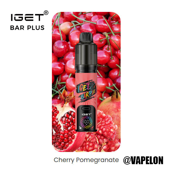 IGET BAR V4 15000 Puffs - Cherry Pomegranate