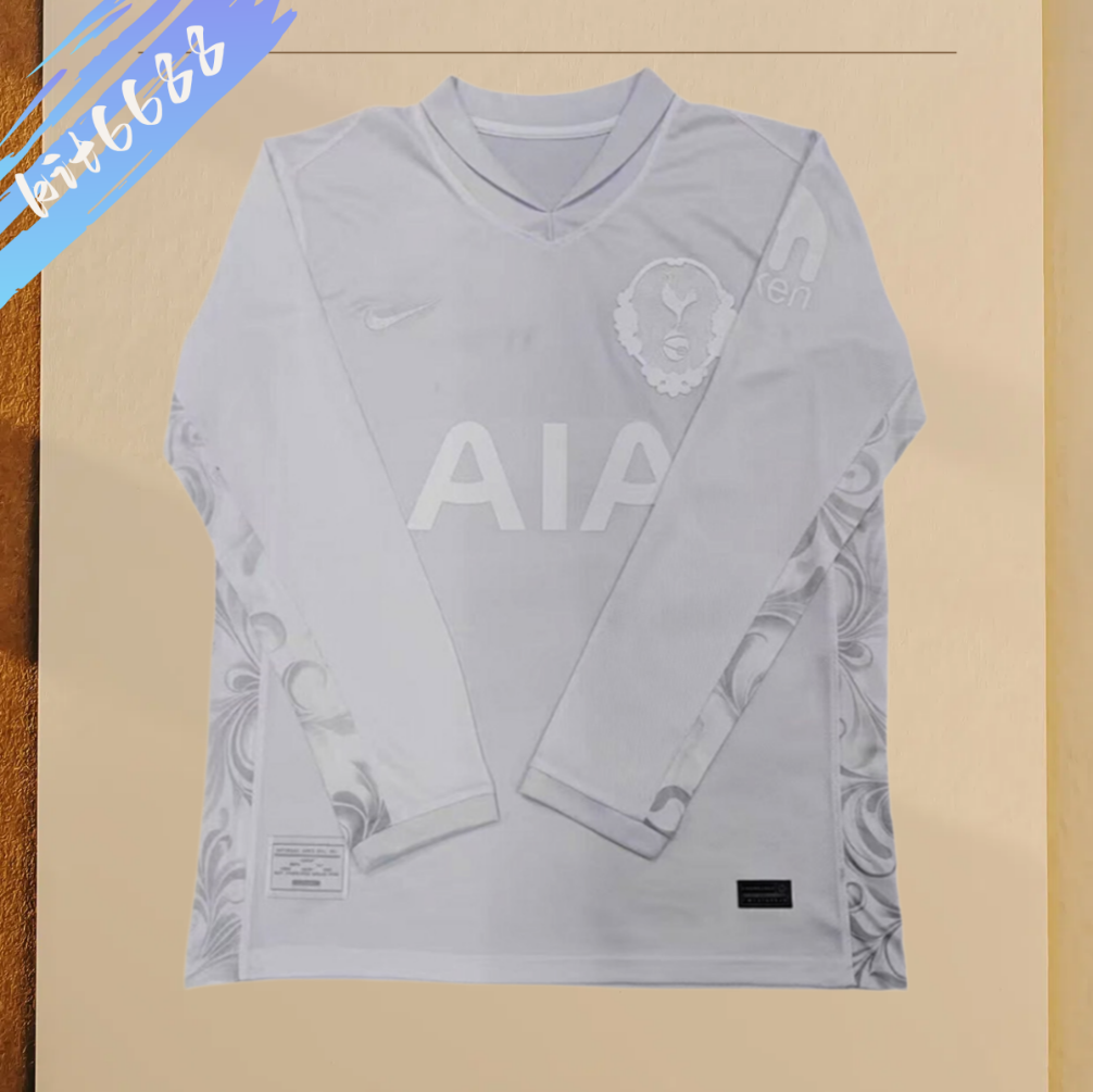 25-26 Tottenham 1901 FA Cup 125th Anniversary Long Sleeves （ fan Edition）