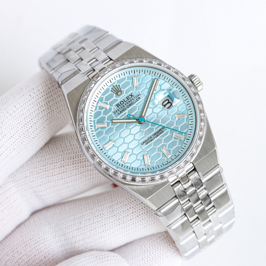 Rolex Land-Dweller 36 Oyster36mm platinum and diamondsRolex M127286TBR-0001