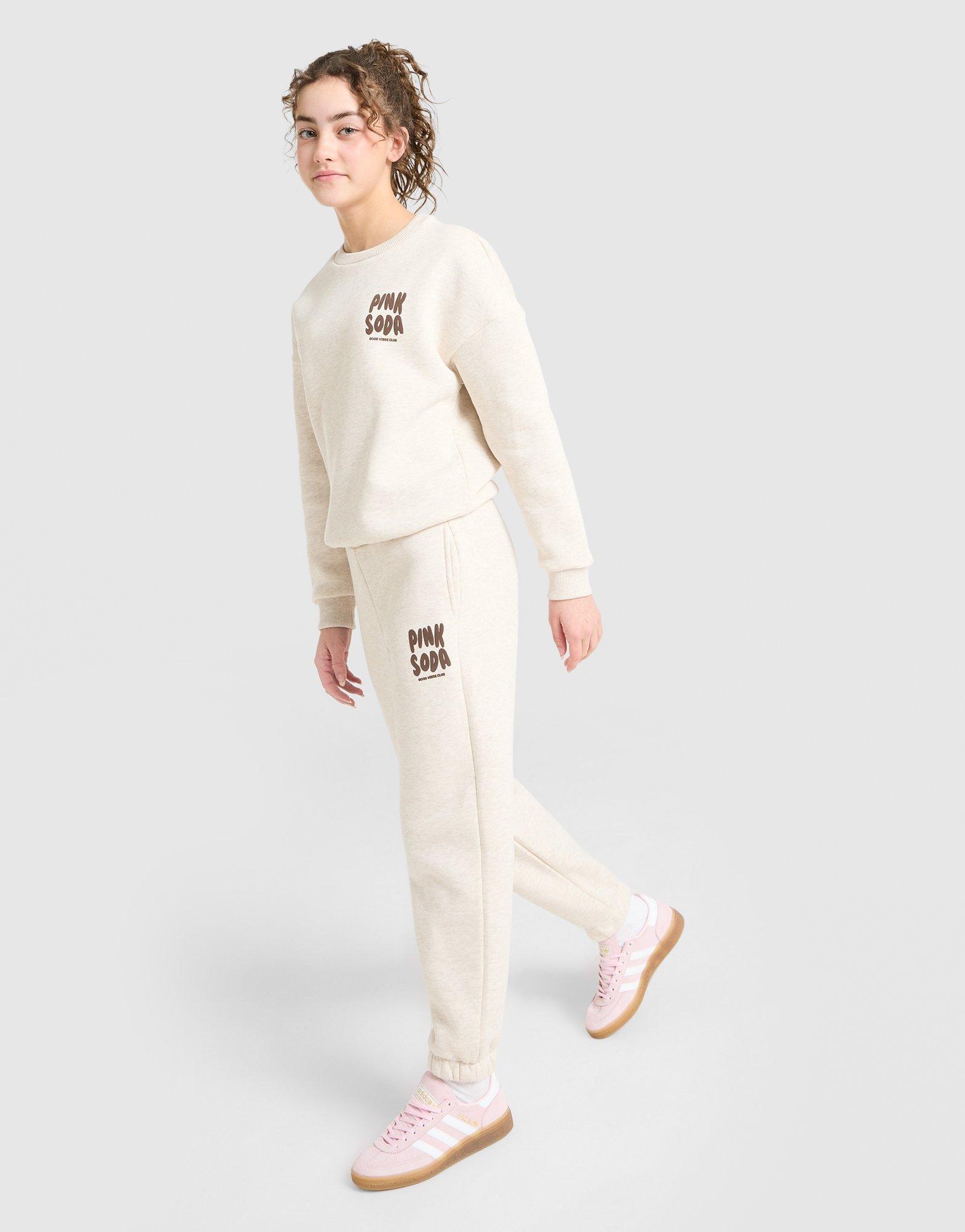Pink Soda Sport Girls' Crew Trainingsanzug Kleinkinder