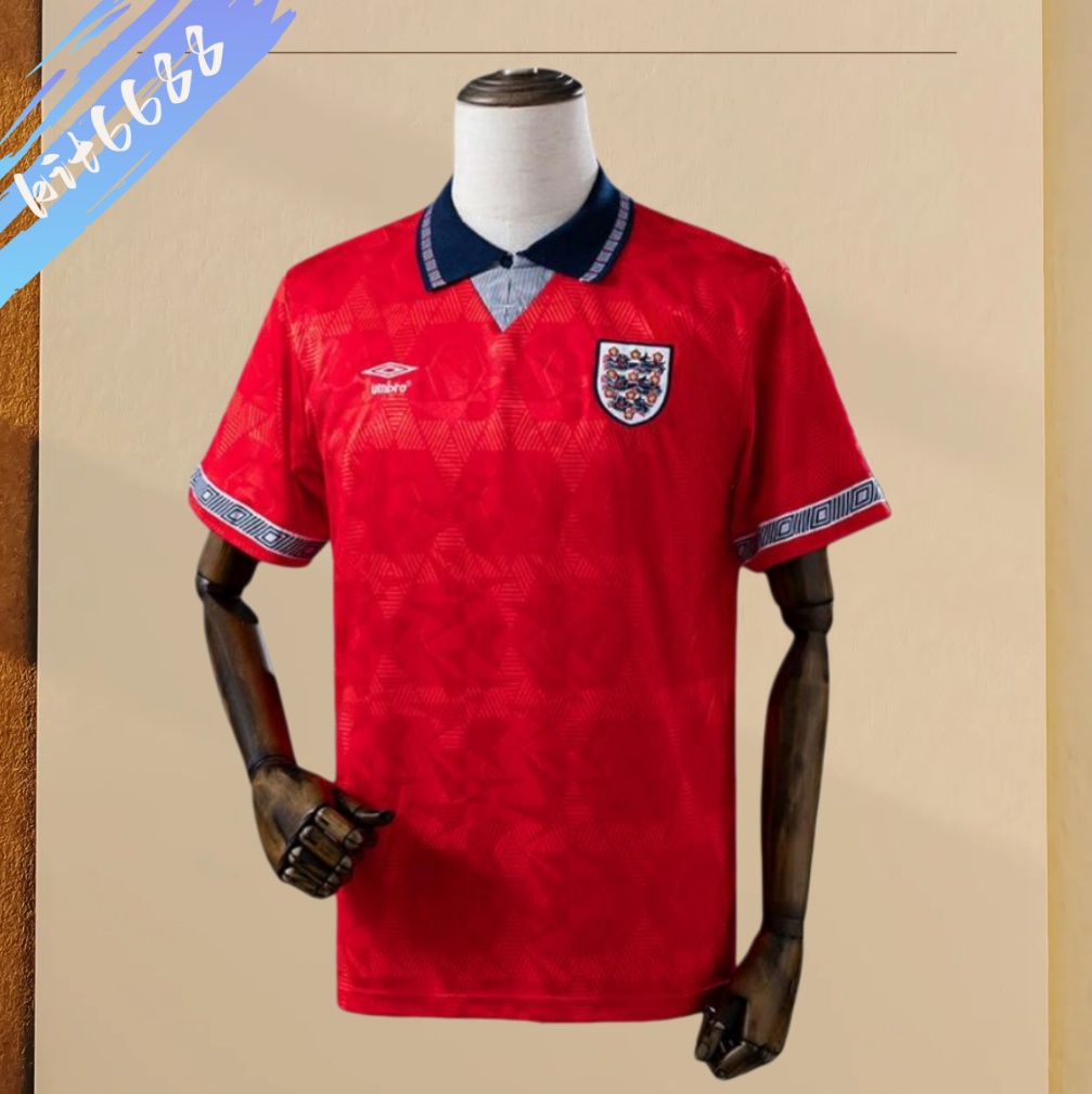 1990 England Away Retro Football Shirt