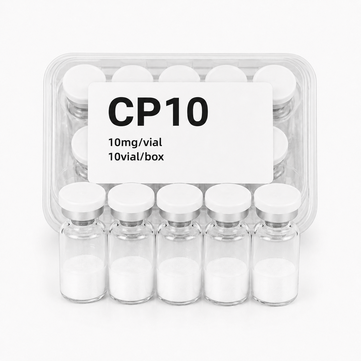 CP10（CJC-1295 noDAC +Ipamorelin ）5+5mg×10vials