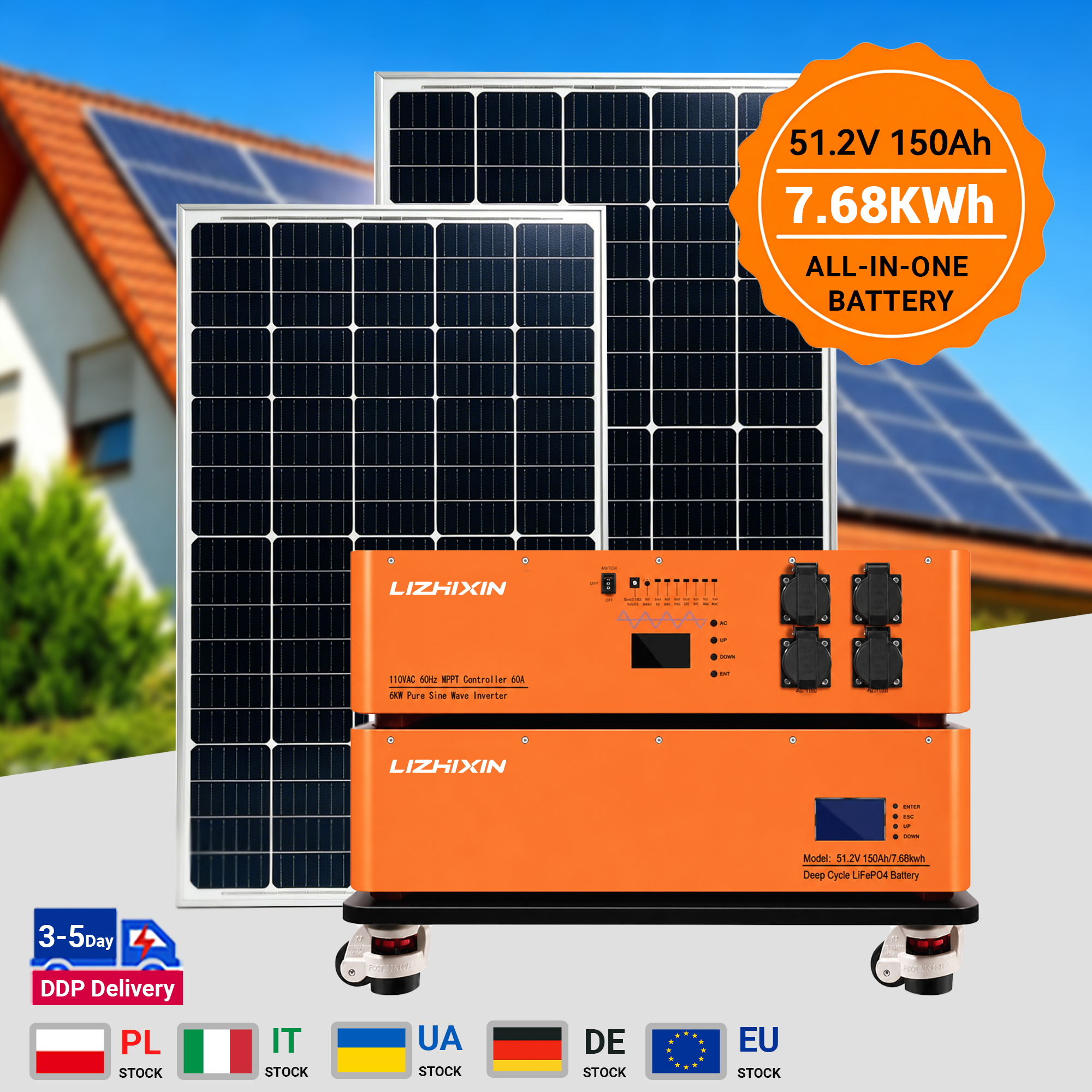 51.2V 150Ah All-in-one Battery