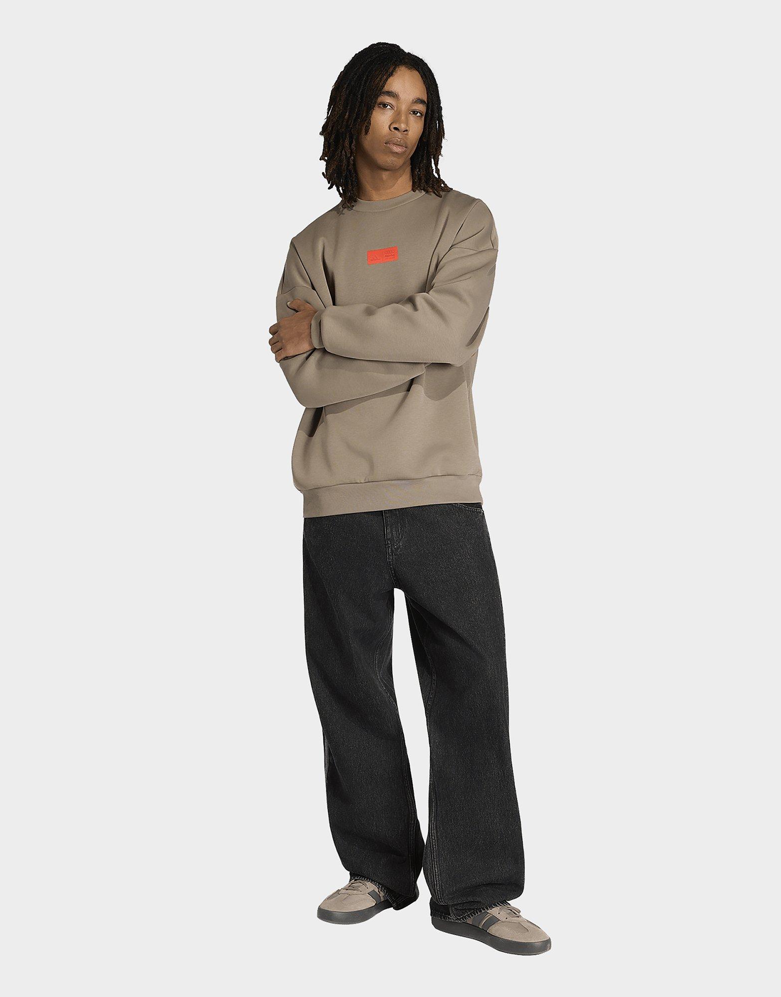 adidas AUDI REVOLUT F1 TEAM ELEVATED CREW SWEAT SWEATSHIRT